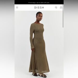 DISSH OPHELIA MOSS DRESS